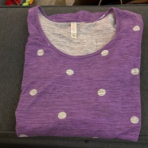 LuLaRoe Purple and Gray Top